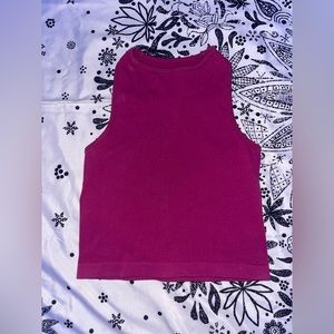 Fuchsia extra small Free People workout top